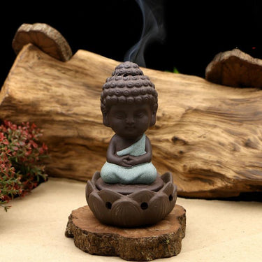 Lotus Buddha Incense Burner